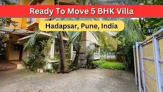5 BHK Luxurious Ready to Move Villa, Hadapsar, Pune, India |+91 74209 23928  #villasforsale #pune