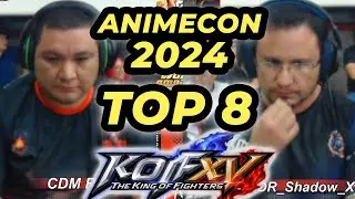 Animecon 2024 Top 8 - Clasificatorio KOF XV SWC 2025 (Lokof, Shadow X, DarkAngel, Rino) KOF 15