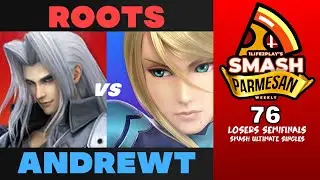 Roots vs AndrewT - Smash Ultimate Singles Losers Semifinals Smash Parmesan 76 - Sephiroth vs Zero Su