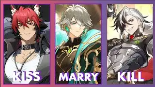 Hoyoverse Boys Kiss Marry Kill