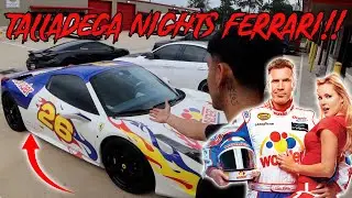 Ferrari 458 Spider Wrap: Talladega Nights Livery Theme | Tribute to the Iconic Movie!