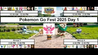 Cribes The Hedgehog: Pokemon Go Fest 2025 Day 1 Livestream