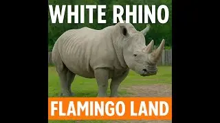 White Rhino at Flamingo Land | Powerful and Endangered Giant
