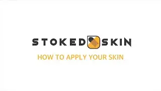 How to apply a snowboard skin (Stokedskins.com)