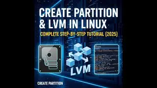 Create Partition & LVM in Linux | Complete Step-by-Step Tutorial (2025)
