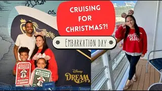 Cruising for Christmas!!! EMBARKATION DAY 1- Disney Dream Very Merrytime Cruise