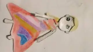 paper doll transformation video