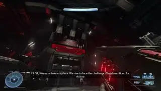Halo Infinite - Brute using voice recording of Echo 216's family