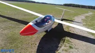 Jet Glider Jonker JS 1C Revelation with MD TJ 42 jet engine - R&auml;ysk&auml;l&auml; 14.8.2022