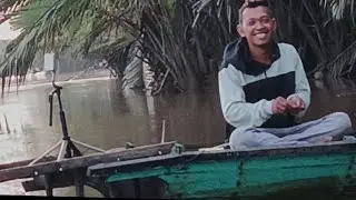 Hampir menabrak pulau berjalan,Mancing udang hasil kurang memuaskan bersama Datok Udang 