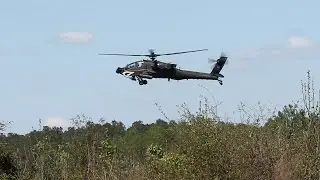 AH-64 Apache helicopter in my front yard - Jim Lee of ClimateViewer