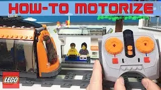 Как моторизовать трамвай Lego CITY SQUARE своими руками #60097