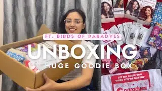 Unboxing Huge Goodie Box from Birds Of Paradyes | Campus Ambassador Program | Perks of Being Pararep