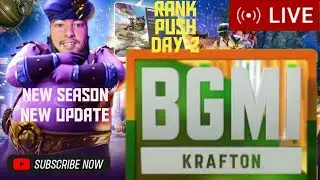 RANK PUSH TO CONQUEROR DAY-2 | #bgmi #livewstream