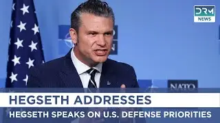 BREAKING: Hegseth Addresses Reporters on U.S. Defense Priorities at NATO Summit  | AC1B