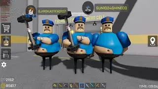 BARRY'S PRISON RUN! (OBBY) - 3 BARRY MORPHS BATTLE - Use All Items: Swoard, Justice Baton, Bacon