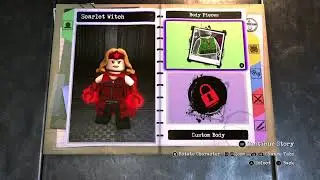How to make the Scarlet Witch in Lego DC super villains | Lego DC super villains |