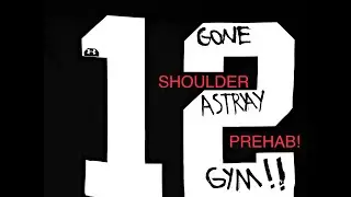 DAY 1 OF RETURN: SHOULDER PREHAB SESSION W/ COACH RYAN HUGHES (10/9/2020)