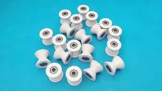 Customizable 95% Alumina Ceramic Idler Pulley Wire Guide Roller