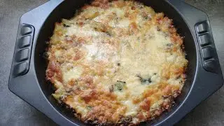 r&eacute;aliser un gratin courgettes & pomme de terre & viande hach&eacute;e excellent on dirai un g&acirc;teau !!