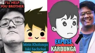 Gareeb exposed by Dank Rishu , KirtiChow and Animator Bhai | YouTube KhabRee