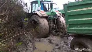 John deere 7530 in the mud. CRO