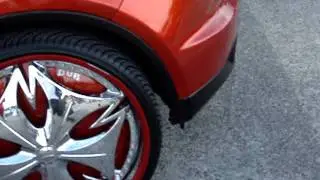 CANDY ORANGE INFINITI FX35 ON 26