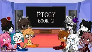 |Gacha Club| 🐷 Piggy characters react to Piggy Memes Part 10 |Gacha Life| Piggy Book 2! with Zack!