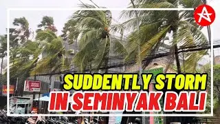 STORM IN SEMINYAK BALI