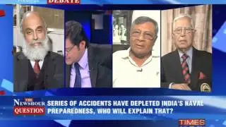 The Newshour Debate:12 accidents in 6 months Indian Navy Chief resigns - Part 1 (26th Feb 2014)