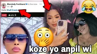 Blondedy live ak Shell Cr&eacute;ole anpil koze pale Florence pran kabann zen pired
