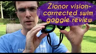 Обзор очков для плавания ZIONOR с коррекцией зрения на Amazon, -3 диоптрии