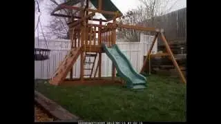 Building Gorilla Playsets Playground - time lapse - Day 2
