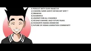 A PODCAST WITH @Gohit hataki art