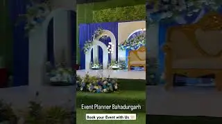 Event Planner Bahadurgarh 🎊 #music #bahadurgarh #wedding #ceremonyring #gurgaon #decoration #shorts