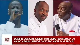 BISHOP DAVID OYEDEPO LISTENS AS THIS BEAUTIFUL SINGER MINISTERS AGAIN AT AYAC