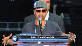 Adrien Broner and Paul Malignaggi - Press Conference - Trash talk continues...