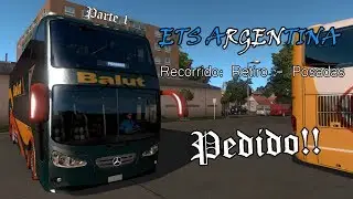 (PEDIDO) RETIRO - POSADAS (PARTE 1) | ETS 2 BUS MOD BALUT