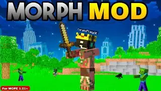 🔥 Morph Mod for MCPE 1.21+ | Turn Into Any Mob in Minecraft! (Download + Showcase) | Cargio Playz