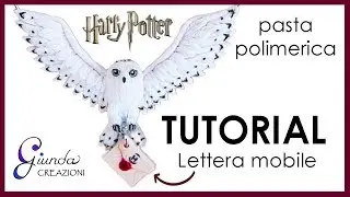 [ITA] Edvige di Harry Potter con lettera di Hogwarts Tutorial pasta polimerica fimo