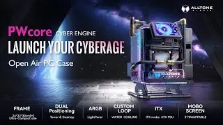 Now on Kickstarter: PWcore Open-Air PC Case With ARGB