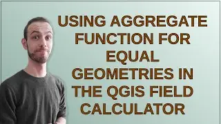 Gis: Using aggregate function for equal geometries in the QGIS Field Calculator