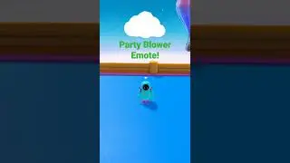 Fall Guys | Party Blower Emote #shorts