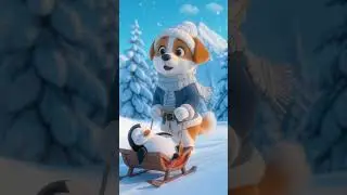 Puppy & Penguin: Winter Friendship
