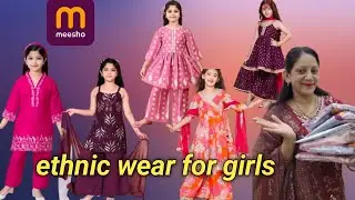 Indian traditional dress for baby girls😍 || @Meesho @parnikawithmom 