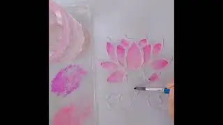 Embossing art idea / Lotus art #shorts #arkmozhi