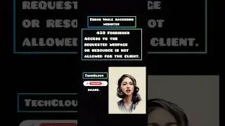 website Error 403 forbidden #website #error #403 #forbidden #technology #ytshorts #trending #viral