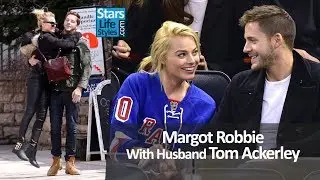 Margot Robbie With Husband Tom Ackerley | Celebrity Couples