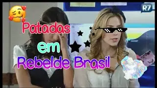 MELHORES PATADAS DE REBELDE BRASIL! #1/FAMOSINHOS TEEN❤💕