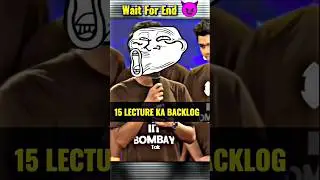 15 Lecture Ka Backlog 💀🗿IIT BOMBAY ☠️#new#trending#physicswallah#ashortaday